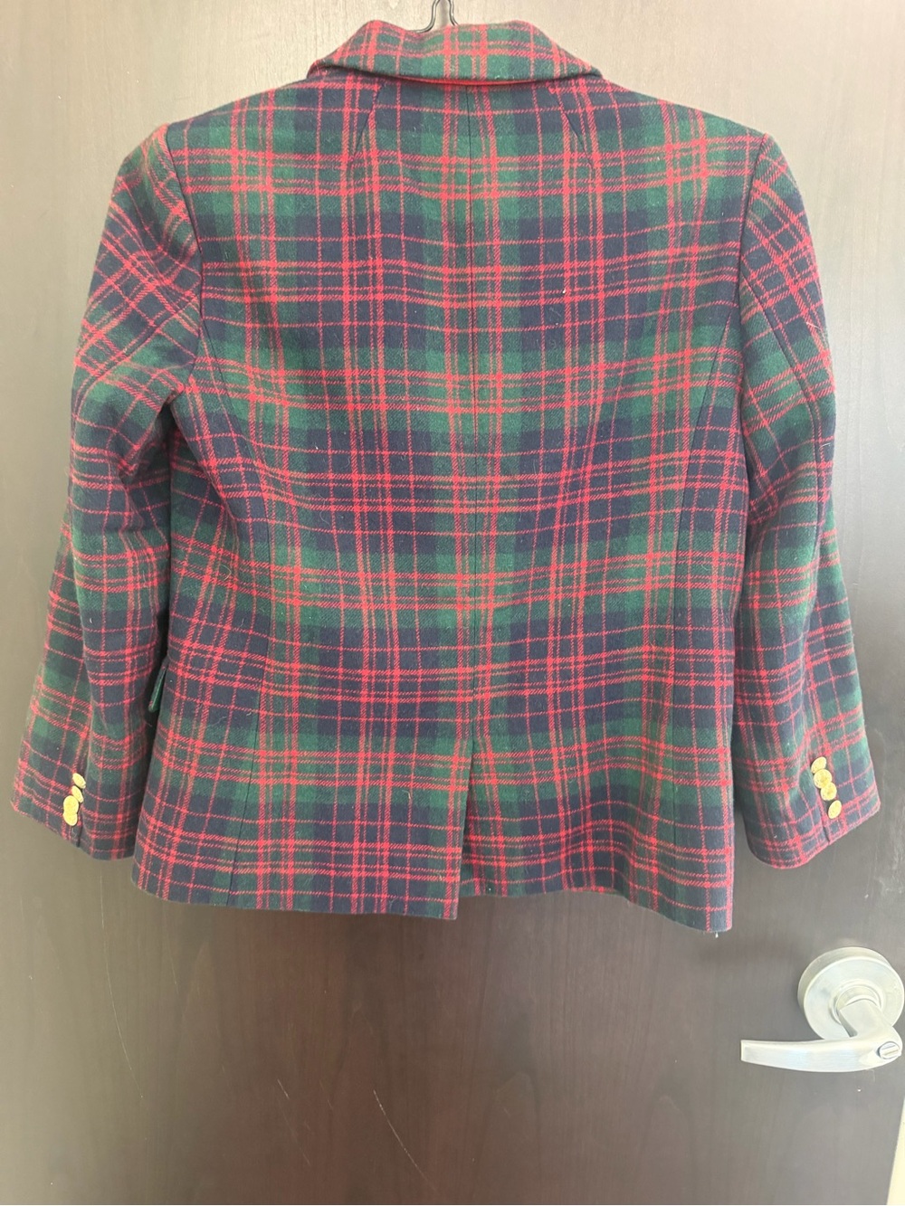 J. Crew Schoolboy Plaid Wool-Blend Women’s Blazer Size 6 - Picture 4 of 13